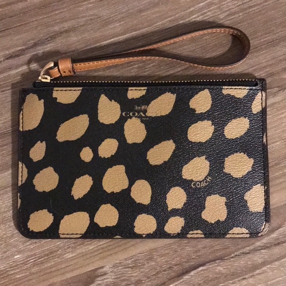 Coach Handbags - Never Used Leopard Print Coach Wristlet Coach Handbags - Never Used Leopard Print Coach Wristlet